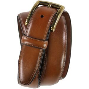 Tags Weekly Mens Feathered Belt, Brown, 38, DM